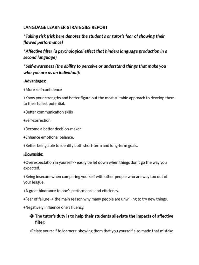 Language Learner Strategies Pdf