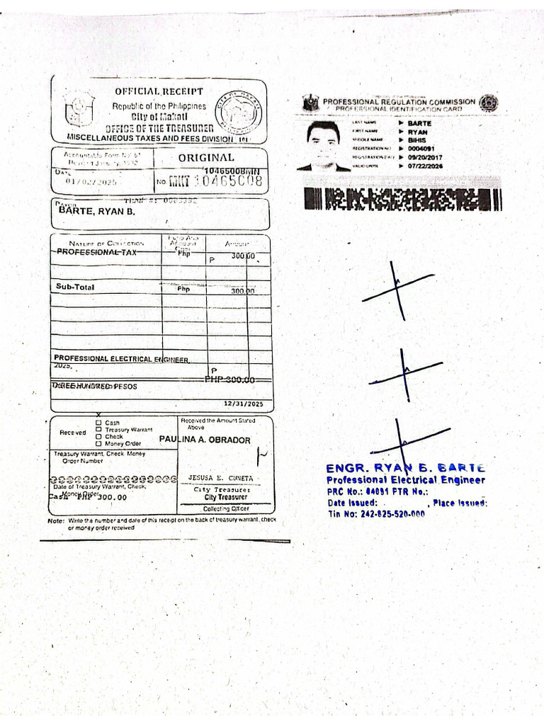 Juber Celino PRC PTR | PDF
