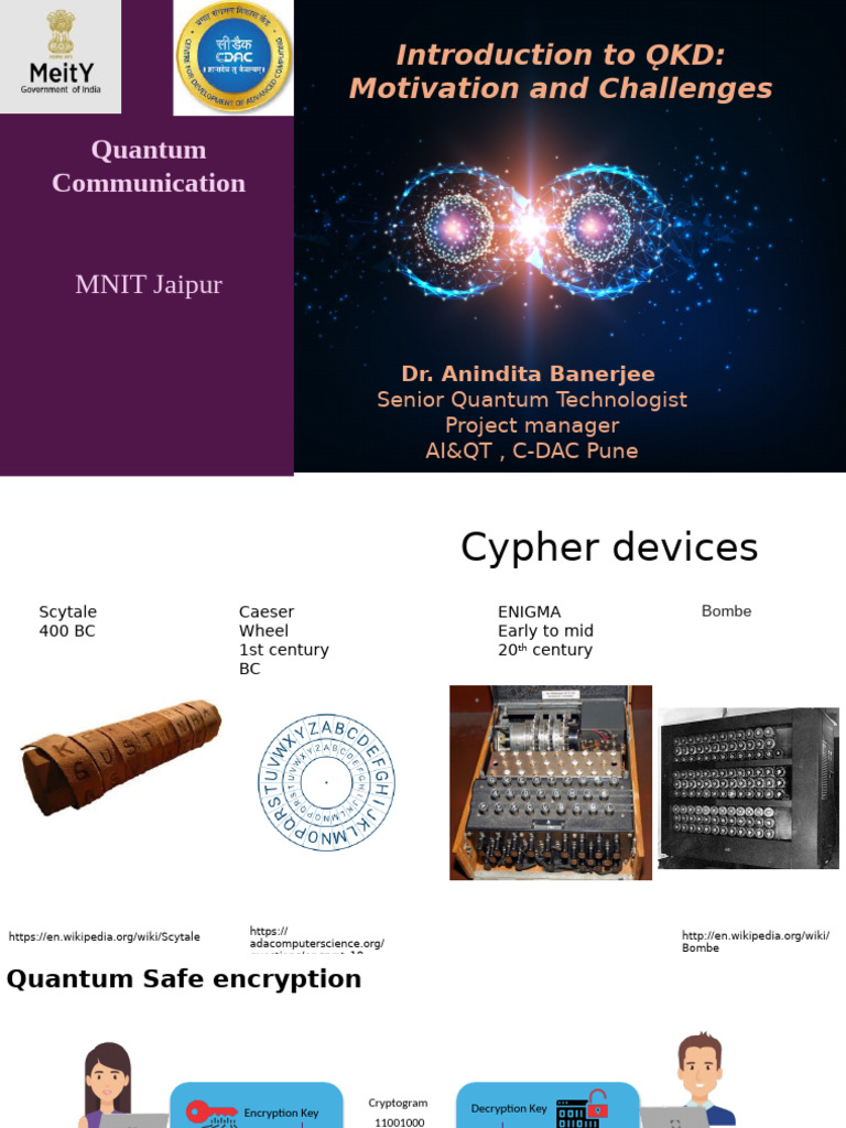 Quantum Key Distribution: Challenges & Solutions | PDF | Encryption ...