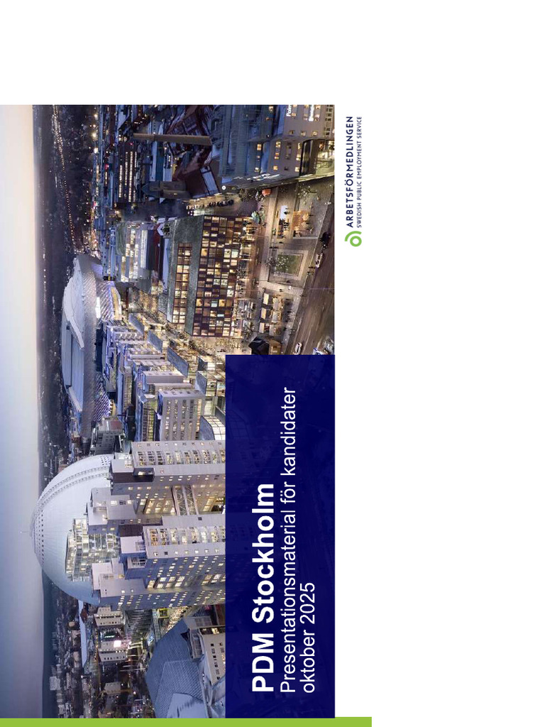 PDM Stockholm | PDF