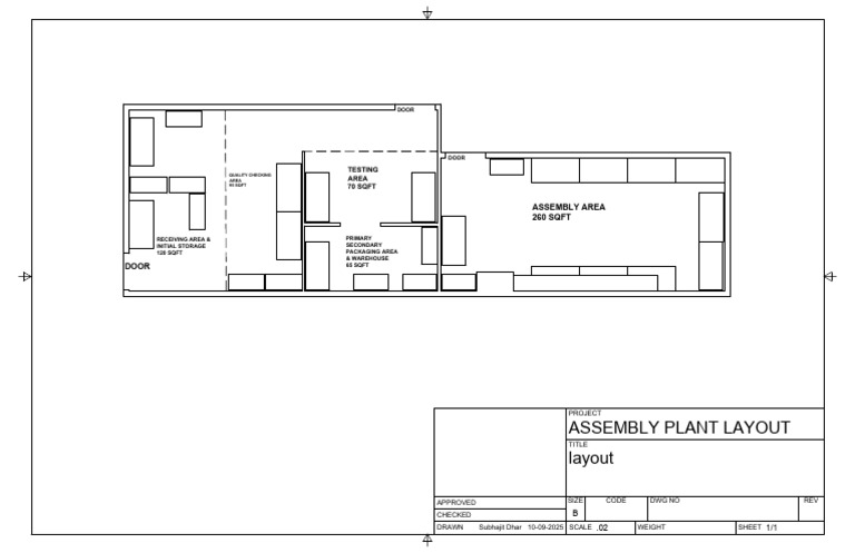 Assembly Plant Layout Design | PDF