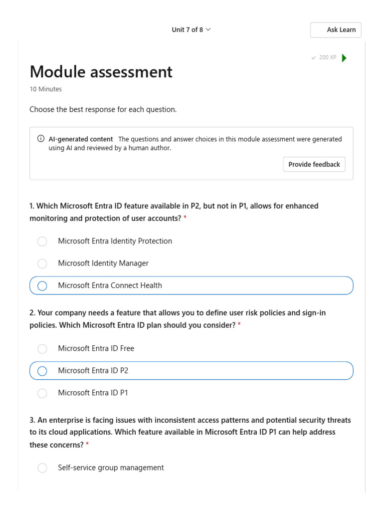 Microsoft Entra ID Features Assessment | PDF | Group Policy ...