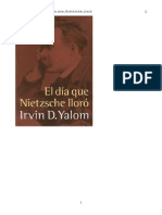  El Dia Que Nietzsche Lloro, Irvin D Yalom