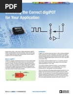 Choosing The Correct Digipot