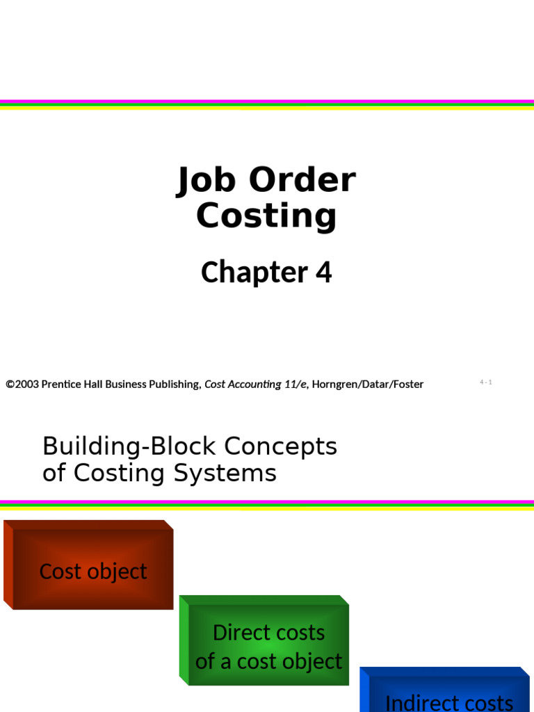 Job Order Costing Overview and Steps | PDF | Gross Margin | Cost Accounting