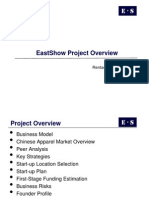 Eastshow Project Overview: Rentao Pan