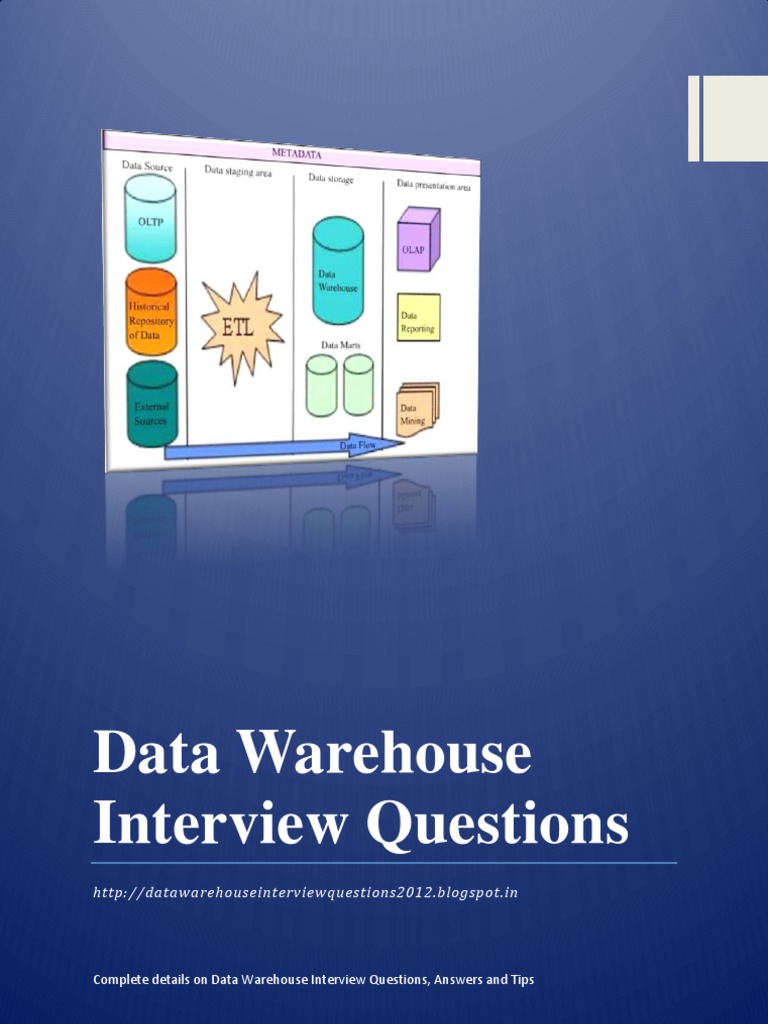 Data Warehouse Interview Questions | PDF | Data Warehouse | Database Index