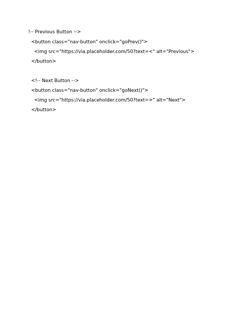 Navigation Button Implementation | PDF