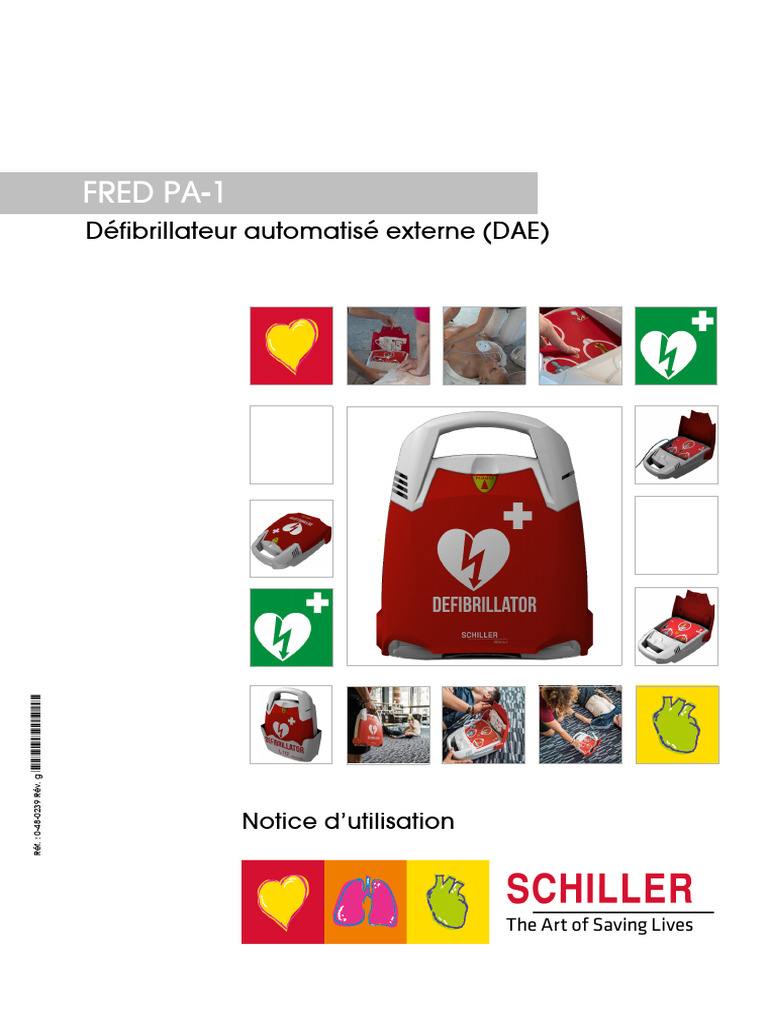 Notice d'utilisation Défibrillateur FRED PA-1 | PDF | Réanimation ...