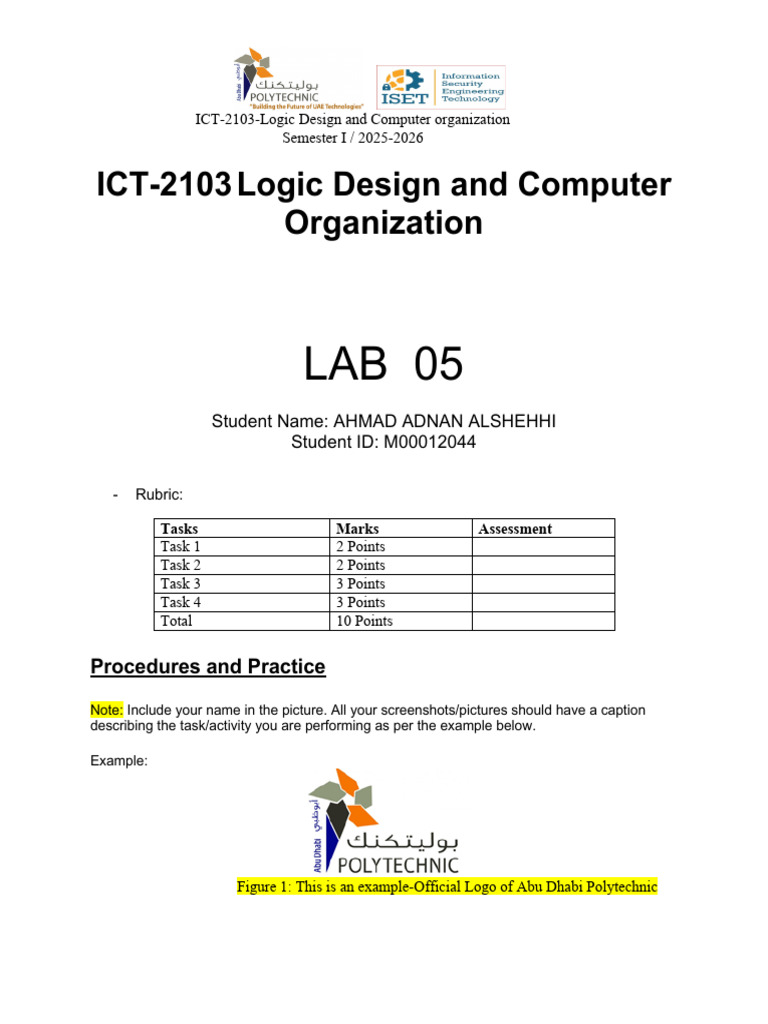 Logic Design Lab: Combinational Circuits | PDF | Computer Engineering ...
