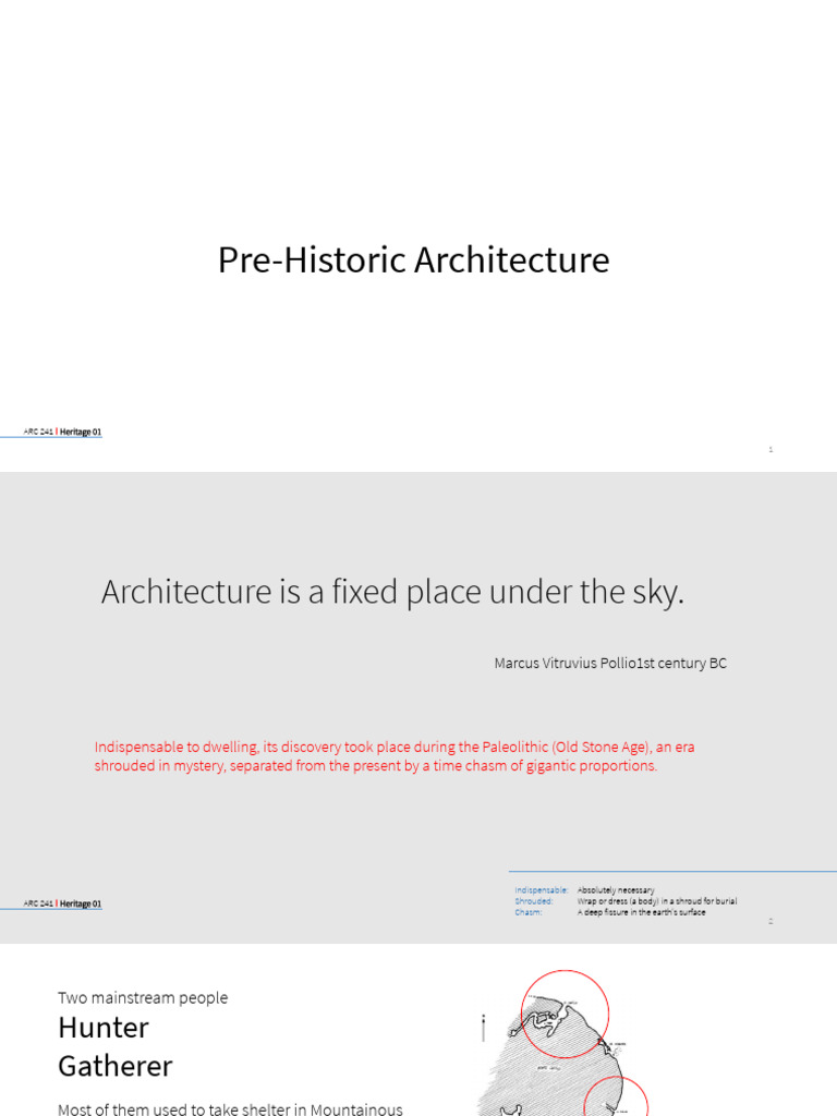 Prehistoric+Architecture LEC+01 | PDF