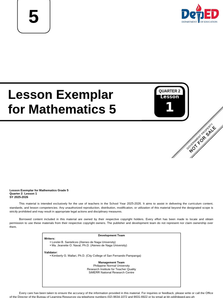 Grade 5 Math: Dividing Fractions Lesson | PDF | Pound (Mass) | Learning