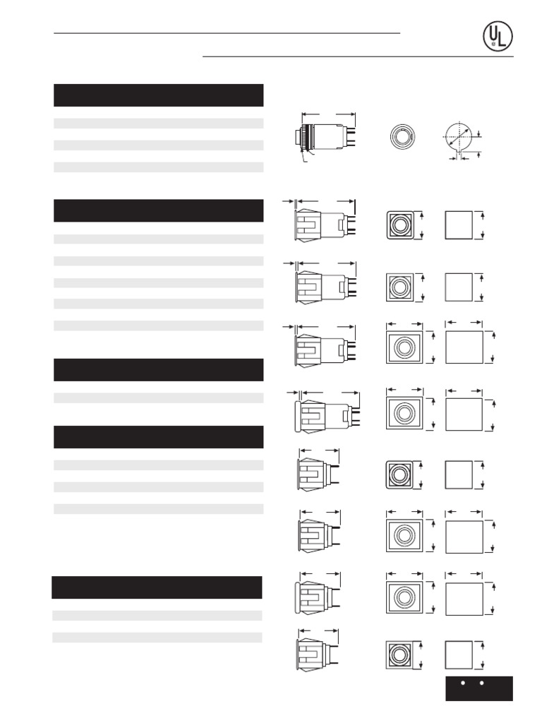 513 Series Illuminated Switches Guide | PDF | Switch | Manufactured Goods
