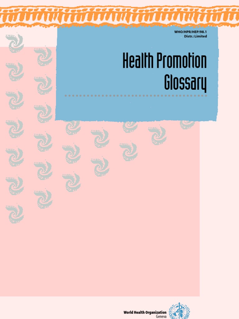 WHO Health Definition | PDF | Empowerment | Health Promotion