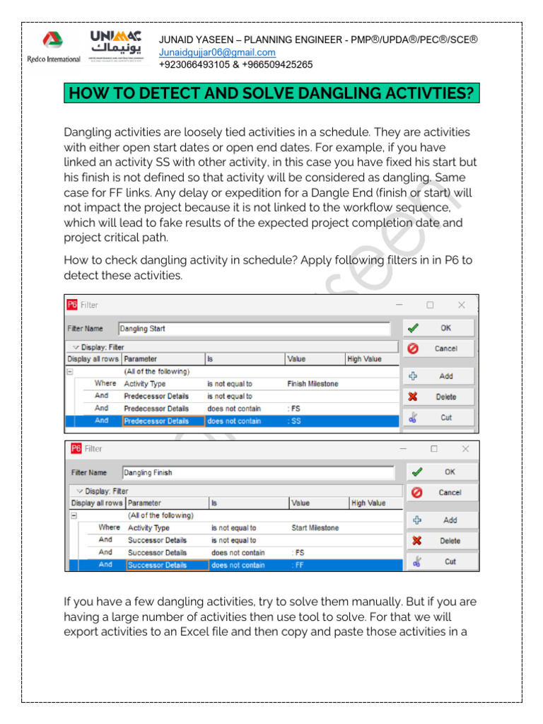 How To Detect and Solve Dangling Activities | PDF | Computing
