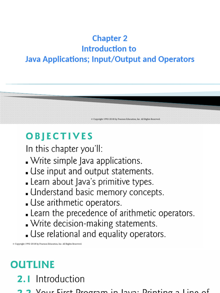 JHTP11 - 02 LECTURE 3 - UPDATEDb | PDF | Computer Program | Programming