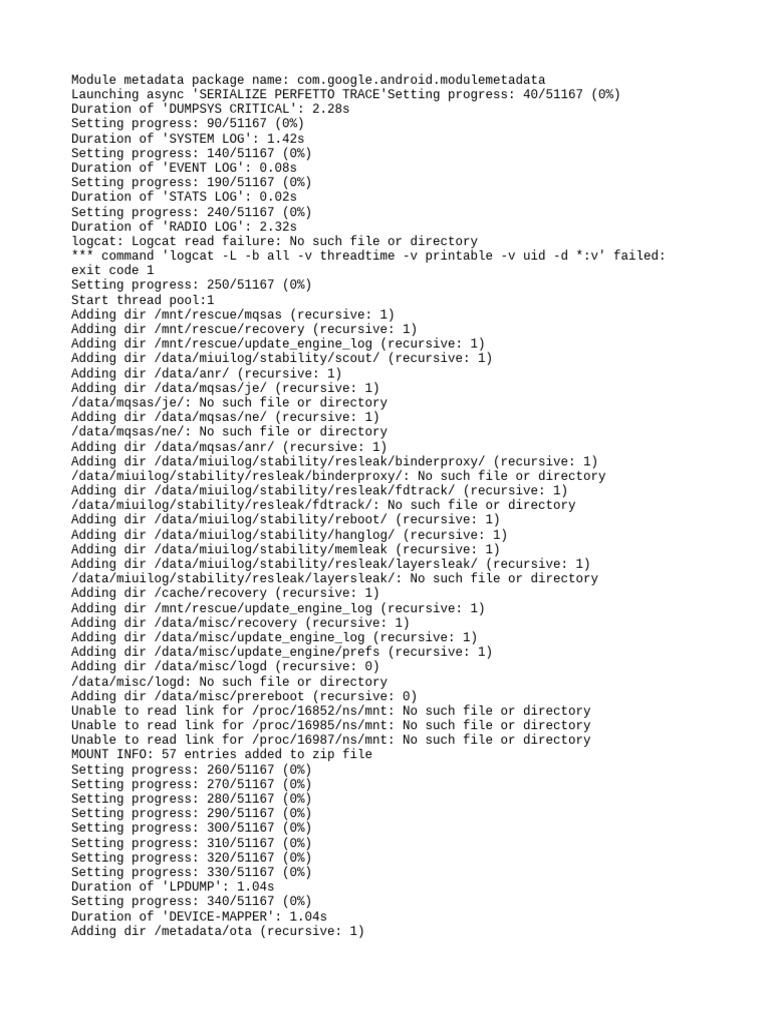 Android Log and Metadata Analysis | PDF | Software Development | Software