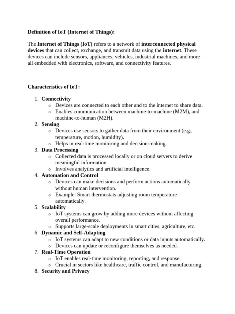 Understanding the Internet of Things (IoT) | PDF | Internet Of Things ...