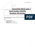 20155562 Combined Humanities Mock Exam 1