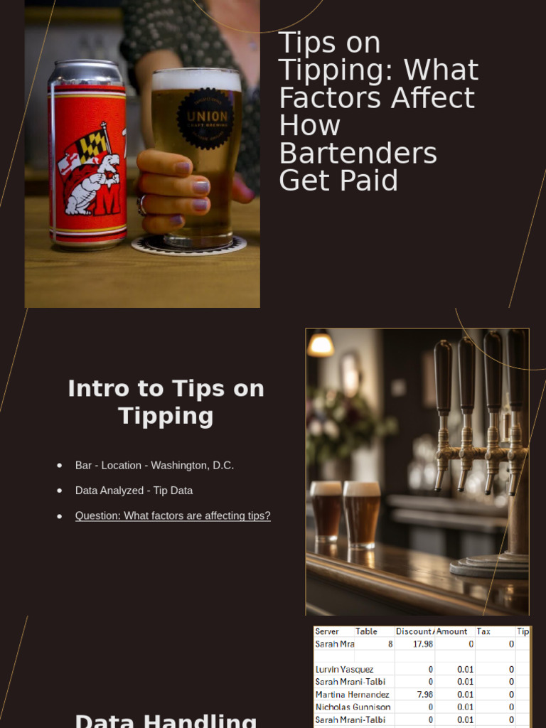 Factors Influencing Bartender Tips | PDF