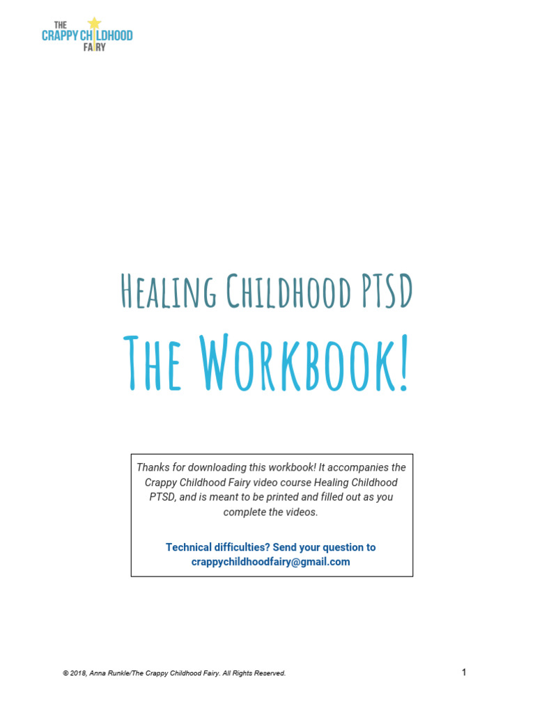 Runkle's Healing Childhood PTSD Workbook | PDF | Mental Disorder ...