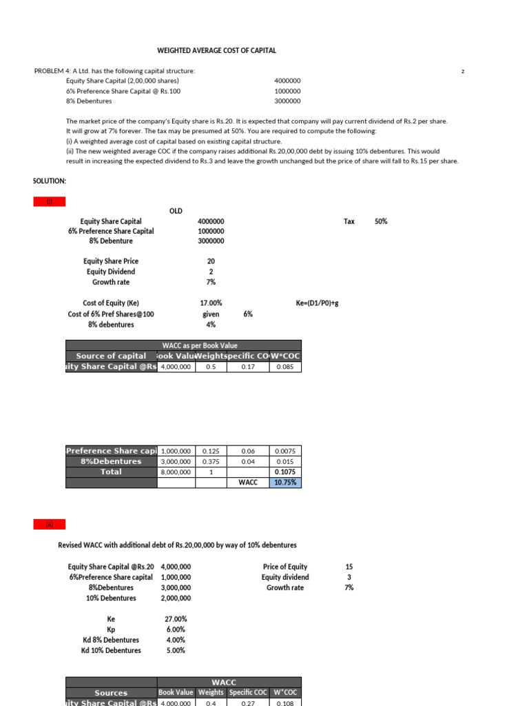 3CA_241200 | PDF | Cost Of Capital | Capital (Economics)
