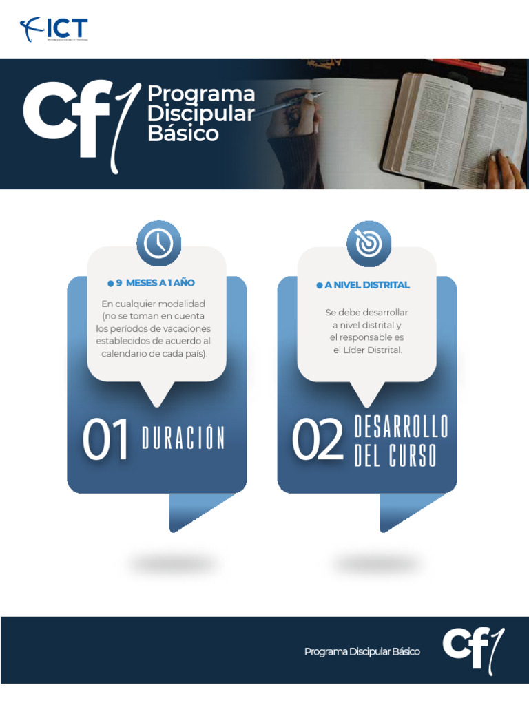 Programa Discipular Básico: Requisitos y Duración | PDF