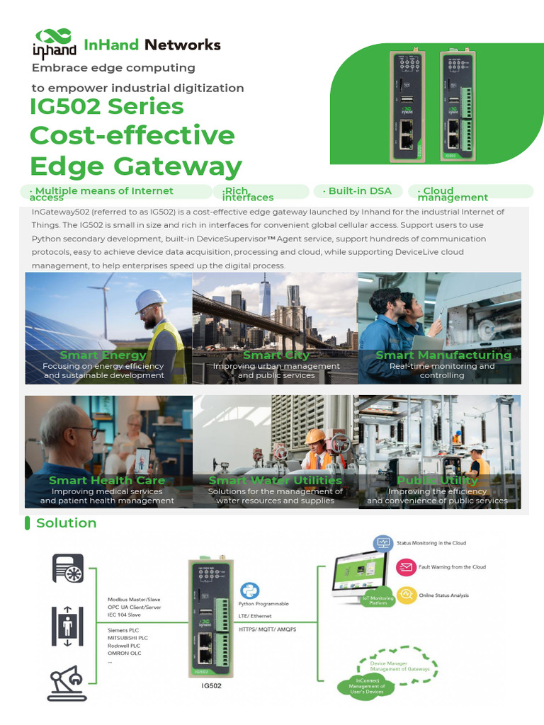 Cost-Effective IG502 Edge Gateway | PDF | Wi Fi | Computer Network