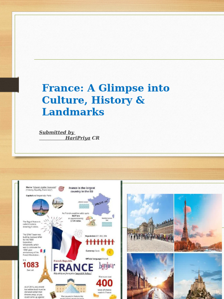 France: Culture, History & Landmarks | PDF