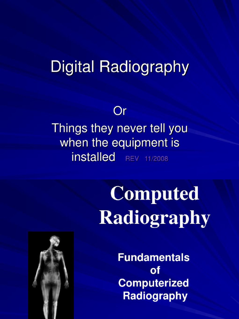 Digital Radiography | PDF