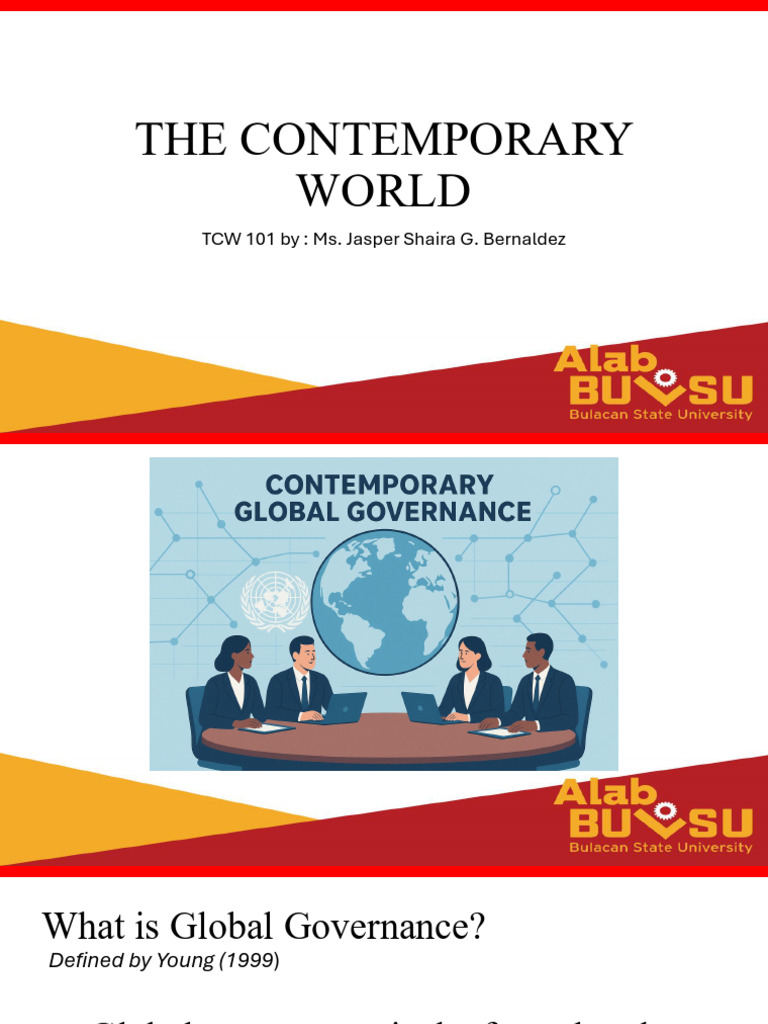 Understanding Global Governance and the UN | PDF | United Nations ...