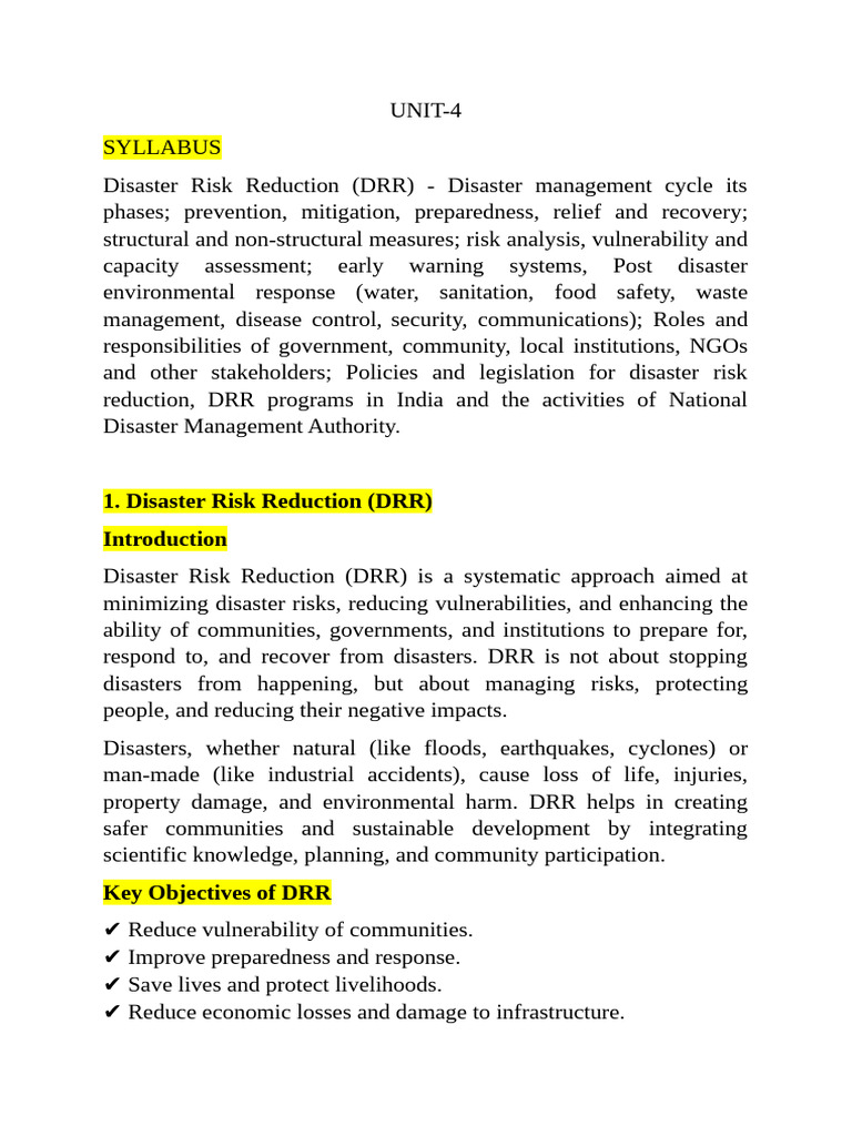 Disaster Risk Reduction and Management Guide | PDF | Emergency ...