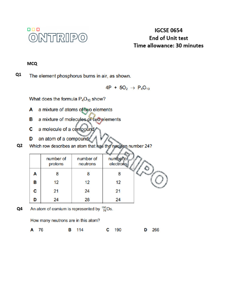 C12 Test 2 | PDF