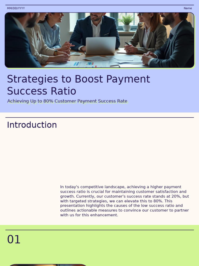 Boosting Payment Success to 80% | PDF