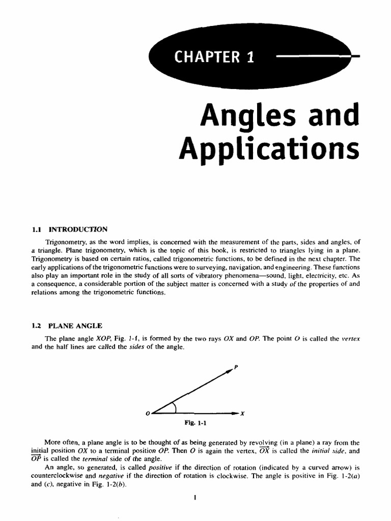 Understanding Angles in Trigonometry | PDF | Angle | Circle