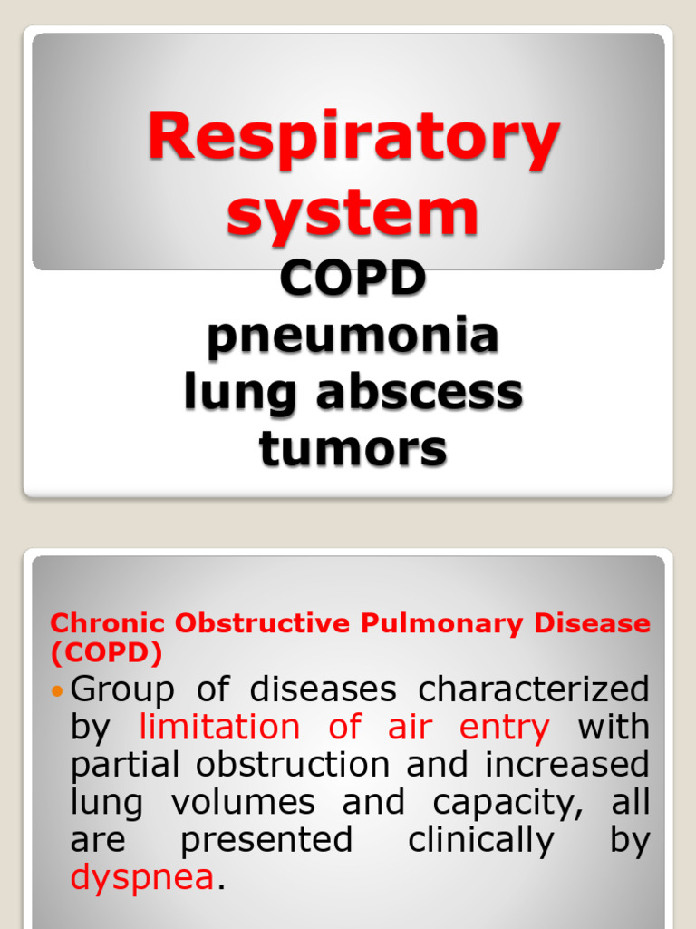 2 Respiratory | PDF | Respiratory Diseases | Chronic Obstructive ...