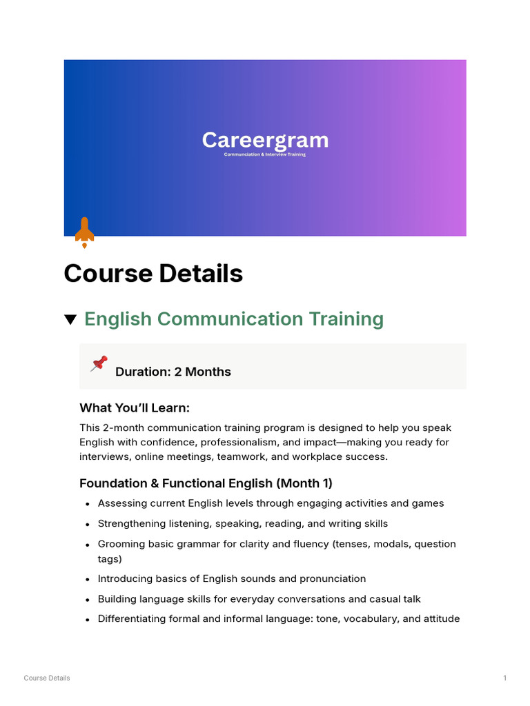 English Communication & Interview Skills | PDF | Communication ...
