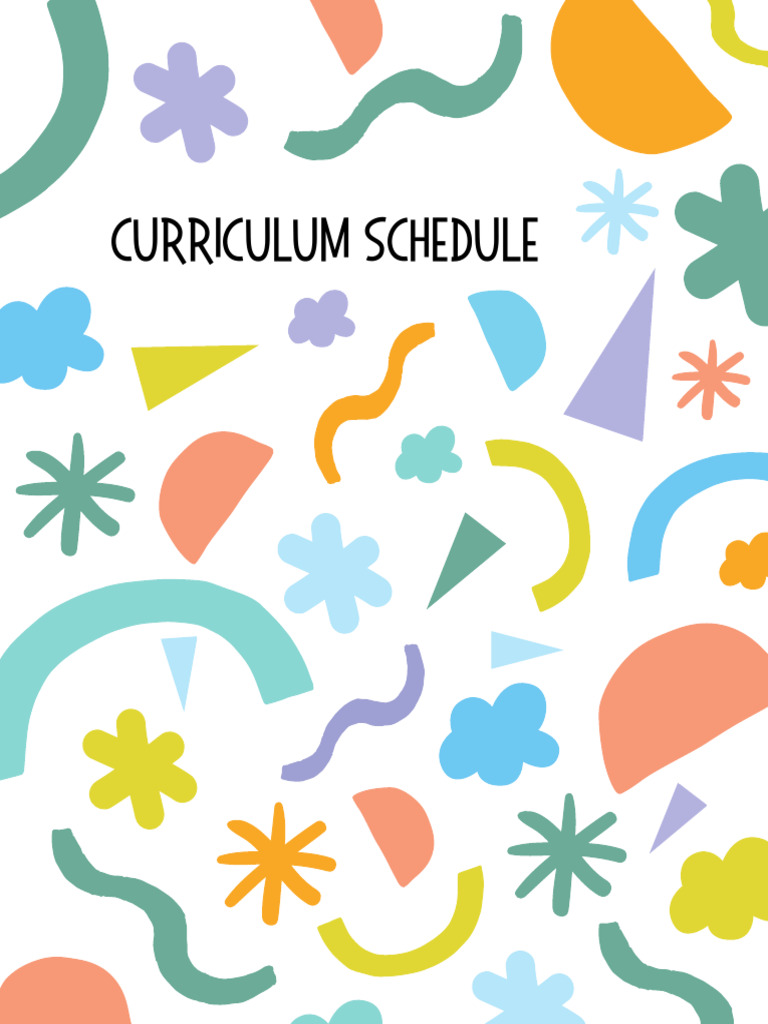 Executive Functioning Curriculum Schedule | PDF | Executive Functions ...