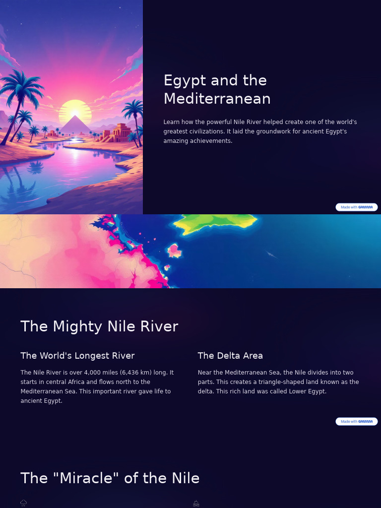 The Nile's Role in Ancient Egypt's Rise | PDF | Ancient Egypt | Nile