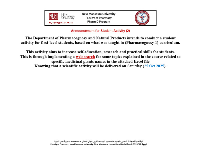 Activity Details | PDF