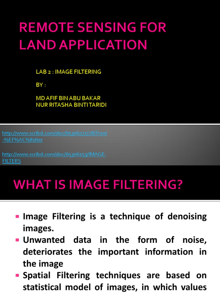 Remote Sensing For Land Application Lab Rs 2 | PDF | Standard Deviation ...