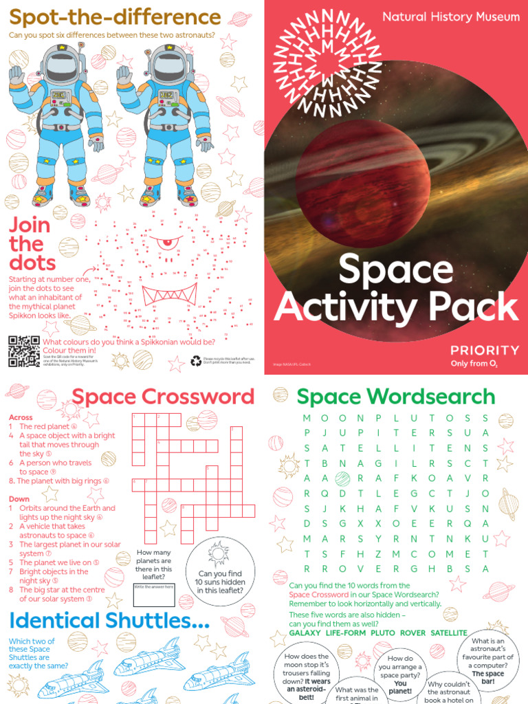 Fun Space Activity Pack for Kids | PDF | Night Sky | Planets