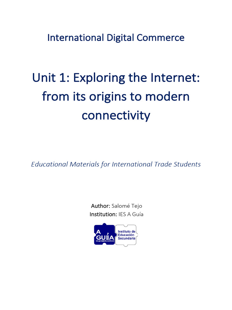 Understanding E-commerce and Internet Origins | PDF | Computer Network ...