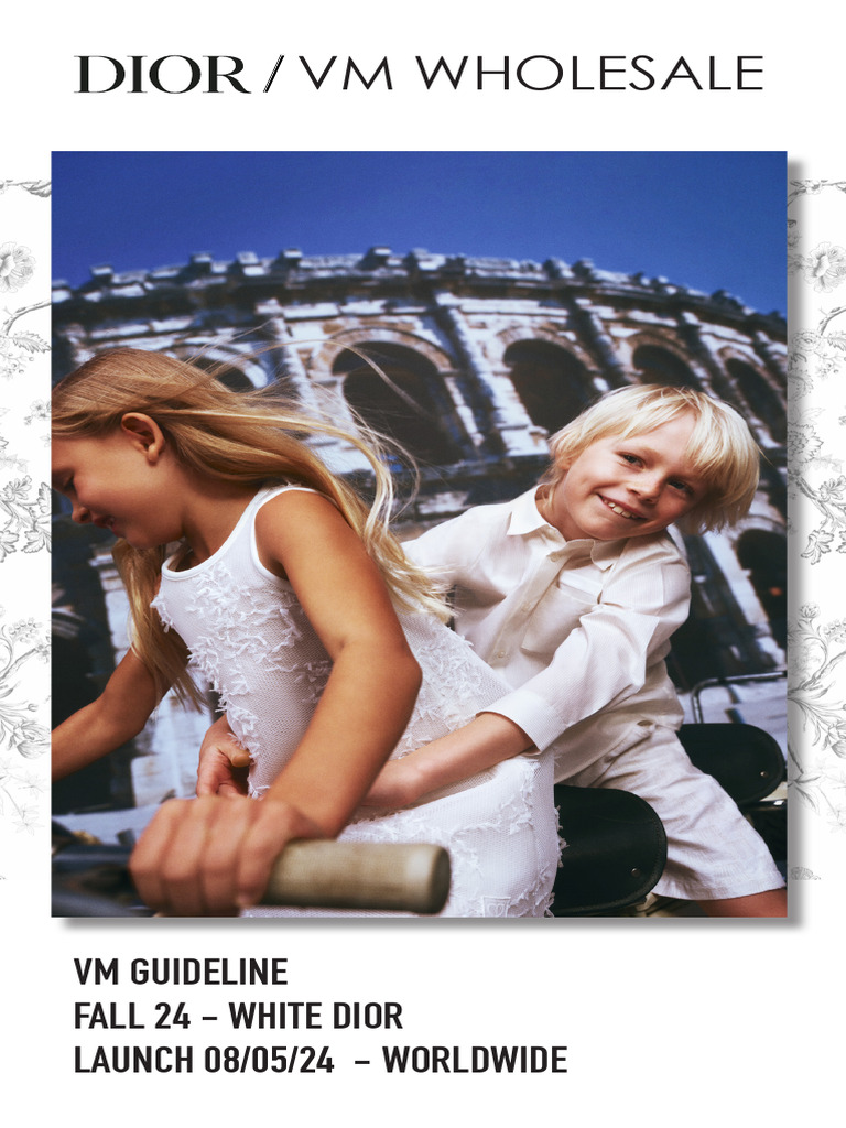 White Dior Fall 24 VM Guidelines | PDF