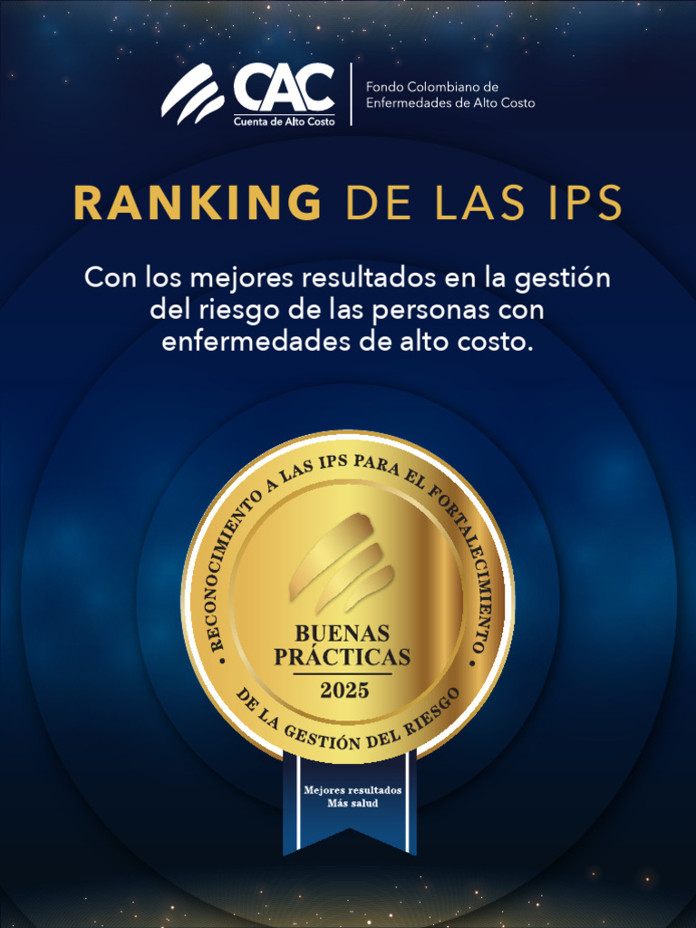 Ranking IPS 2025: Gestión Riesgo Alto Costo | PDF | Hipertensión | VIH ...
