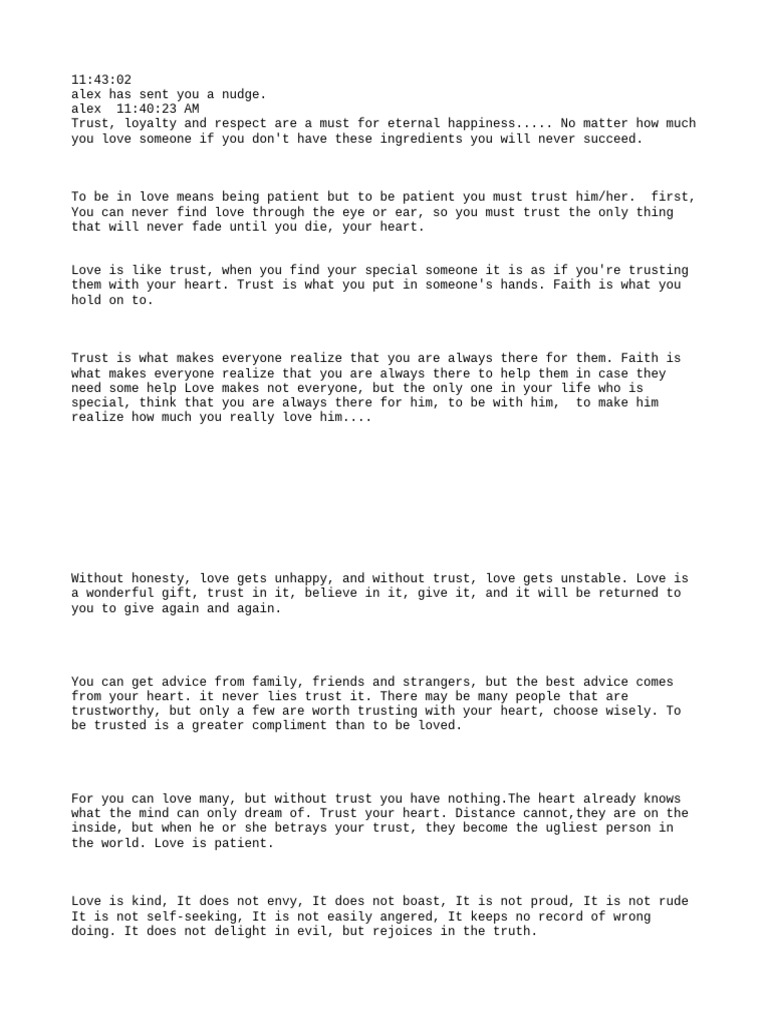 Trust | PDF | Love