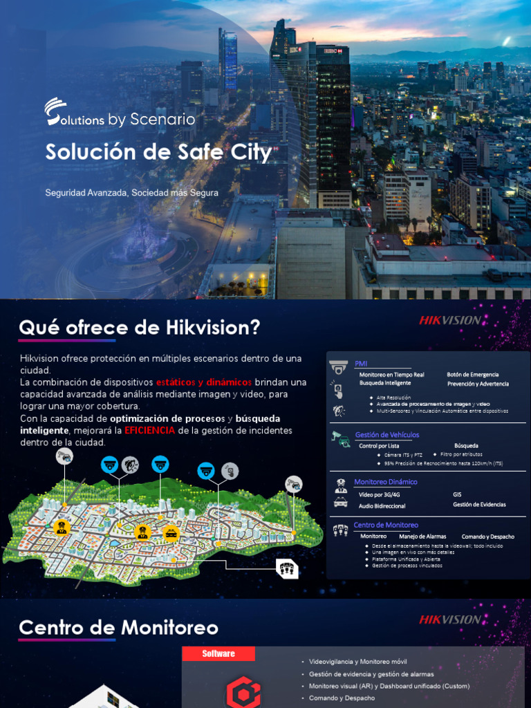 Solución de Seguridad Avanzada Hikvision | PDF | Telecomunicaciones ...