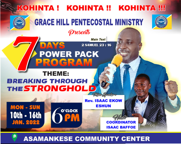 7 Days of Power: Kohinta Program | PDF