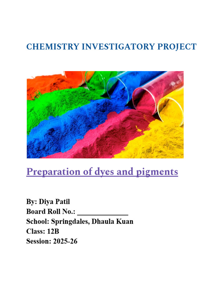 Finalll Chemm Projectttt | PDF | Iron | Nitrate
