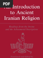Malandra 1983 an Introduction to Ancient Iranian Religion, Readings From the Avesta and Achaemenid Inscriptions